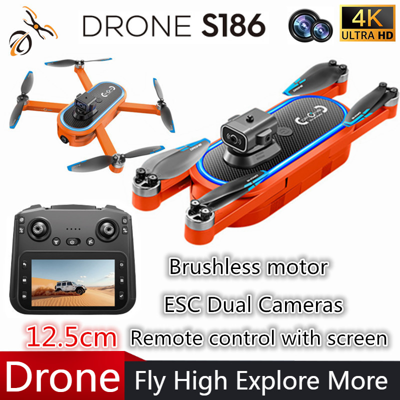 Drone Rc App - 2025 S186 Drone professionnel 4K HD