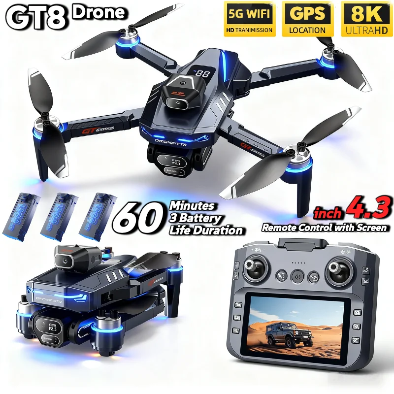 Drone Rc Folding - Chaud pour LSRC GT8 Drone 4K
