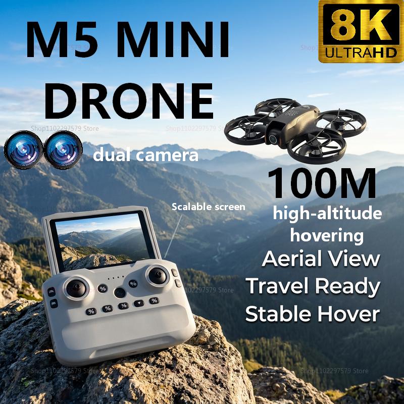 Drone Rc Helicopter With Camera - Nouveau Mini Drone M5 2026 avec