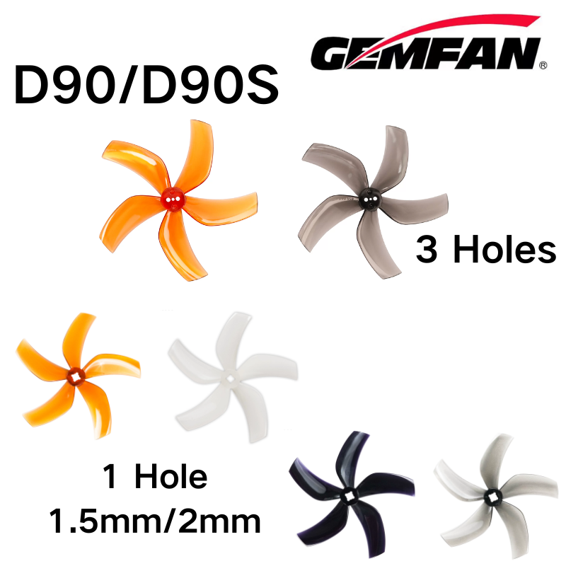 Micro Fpv Quad - Hélice D90 à 5 pales D90-5