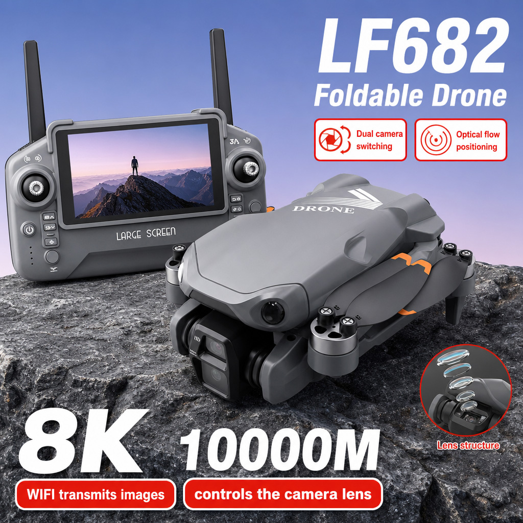 Drone Rc Holder - Drone photo aérien LF682 8K HD