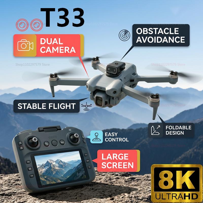 Drone Rc Folding - Nouveau Drone RC T33 2026 avec