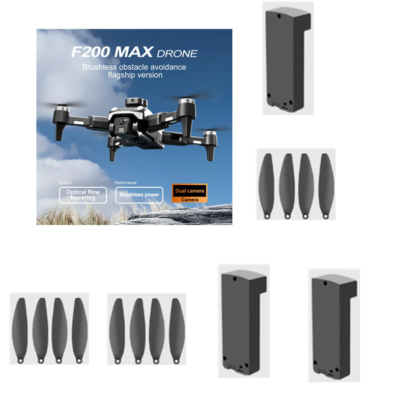 Drone V196 Rc - Batterie de drone F200, pièces de