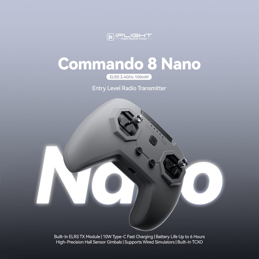 Drone Rc Simulator - IFlight Commando 8 Nano transmetteur Radio