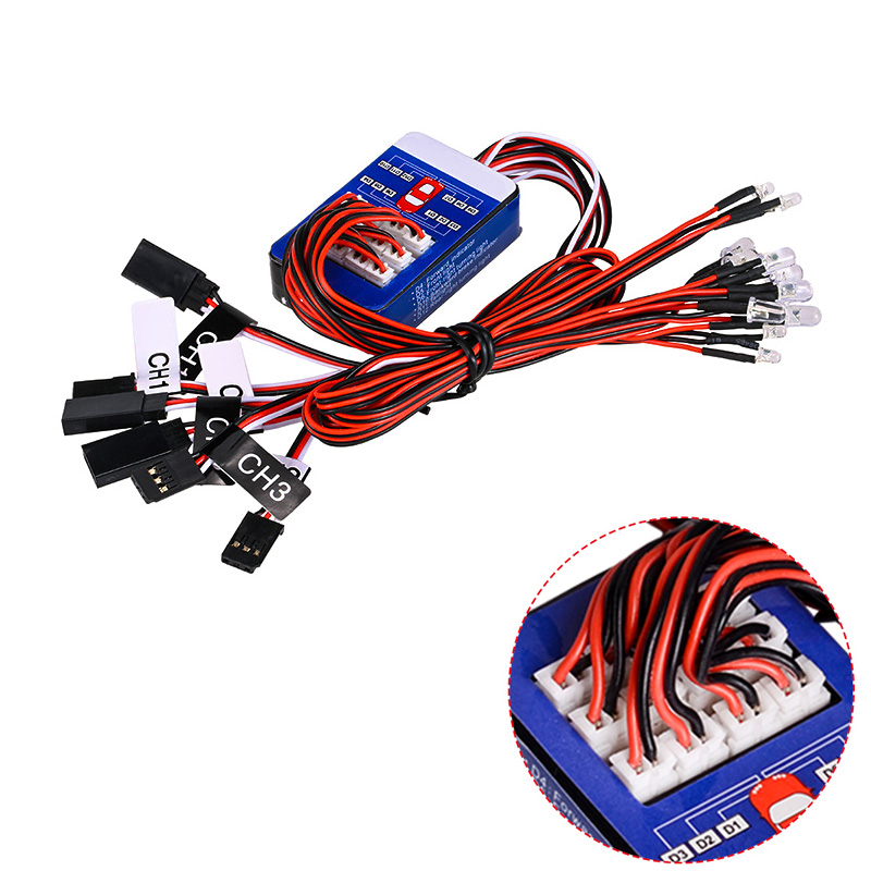 Rc Drift Car Kit - Kit d'éclairage LED RC 12 lumières