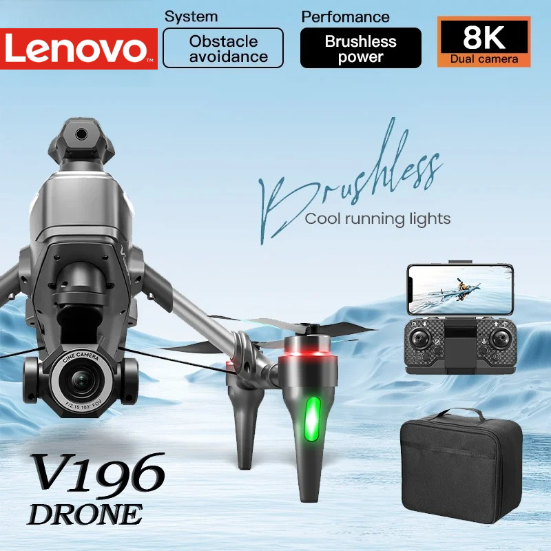 Drone V196 Rc - Drone Lenovo V196 8K Professionnel avec