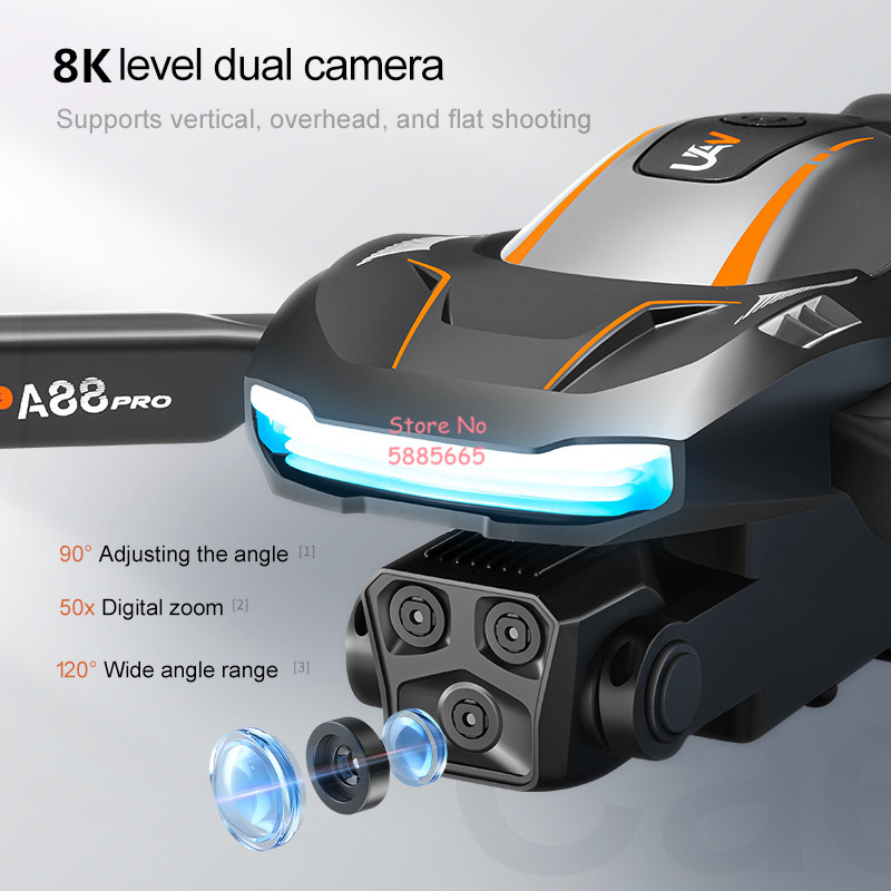 Photographie aérienne 8K, posi - Drone Rc Folding avis et prix