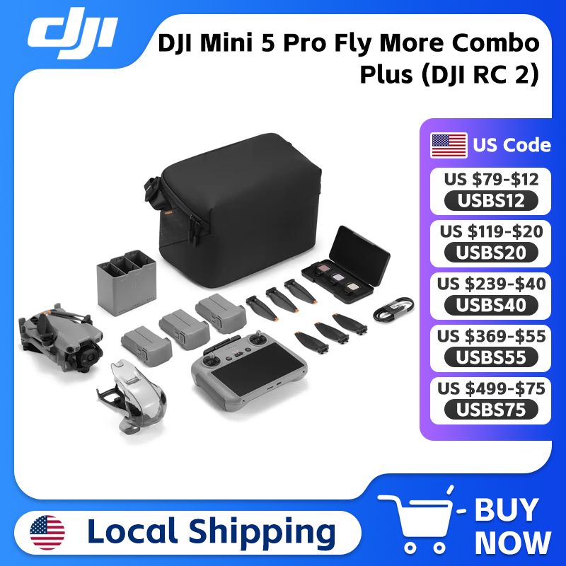 DJI Mini 5 Pro Fly More Combo  - Drone Dji Rc Plus 2 avis et prix