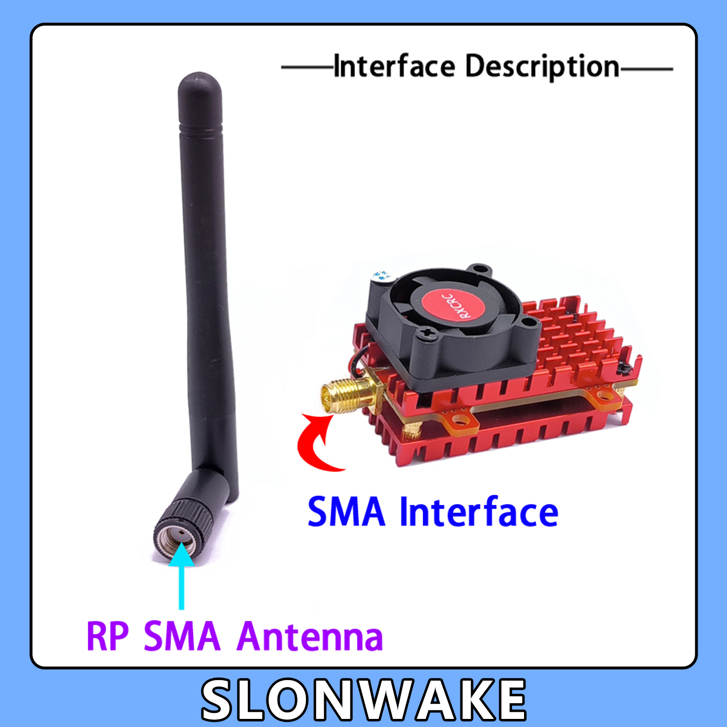 SLONWAKE 5.8G 2W VTX FPV 1800T - Drone Z avis et prix