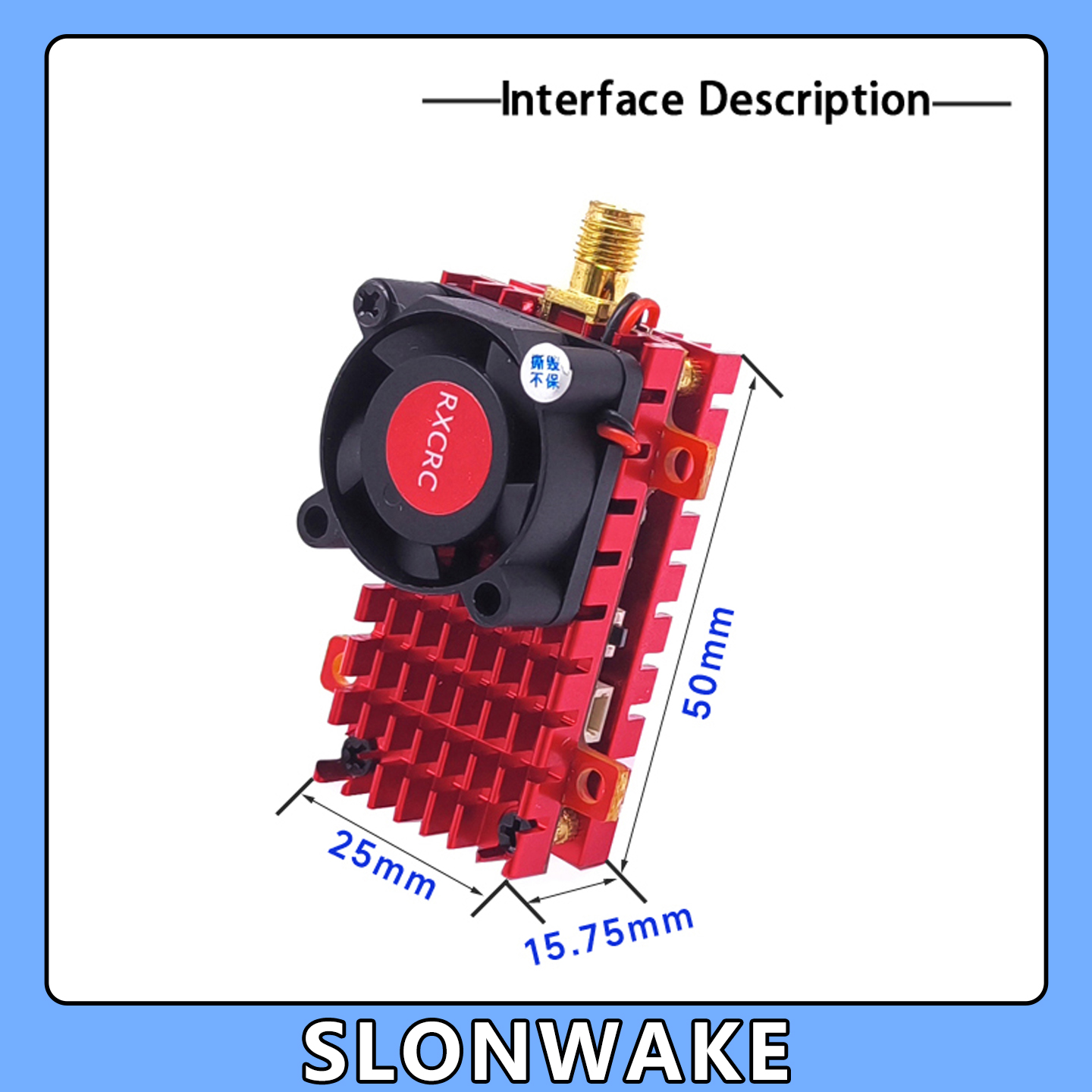 SLONWAKE 5.8G 2W VTX FPV 1800T - Drone Z avis et prix