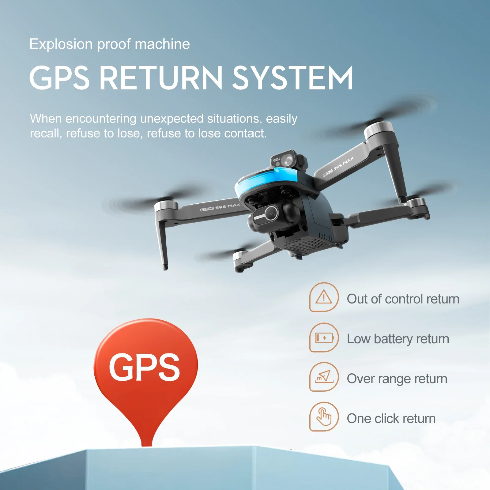 Nouveau S9S MAX MINI Drone 4K  - Drone Z avis et prix