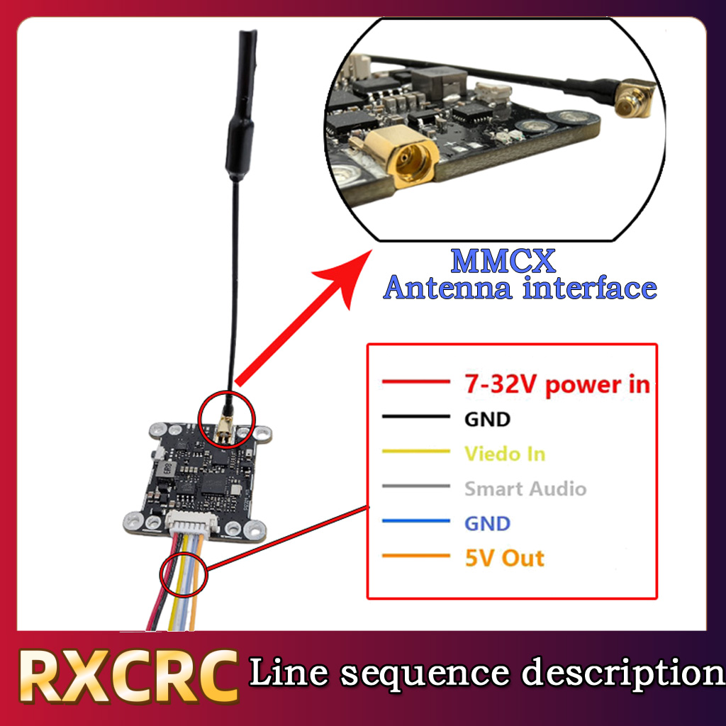 RXCRC 5.8G Module 48CH 1.6W VT - Rc Transmitter avis et prix