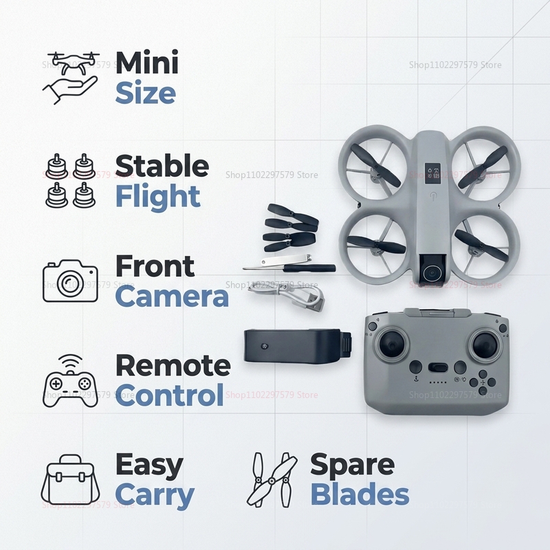 Mini drone avec caméra HD 8K,  - Drone Vera Rc avis et prix