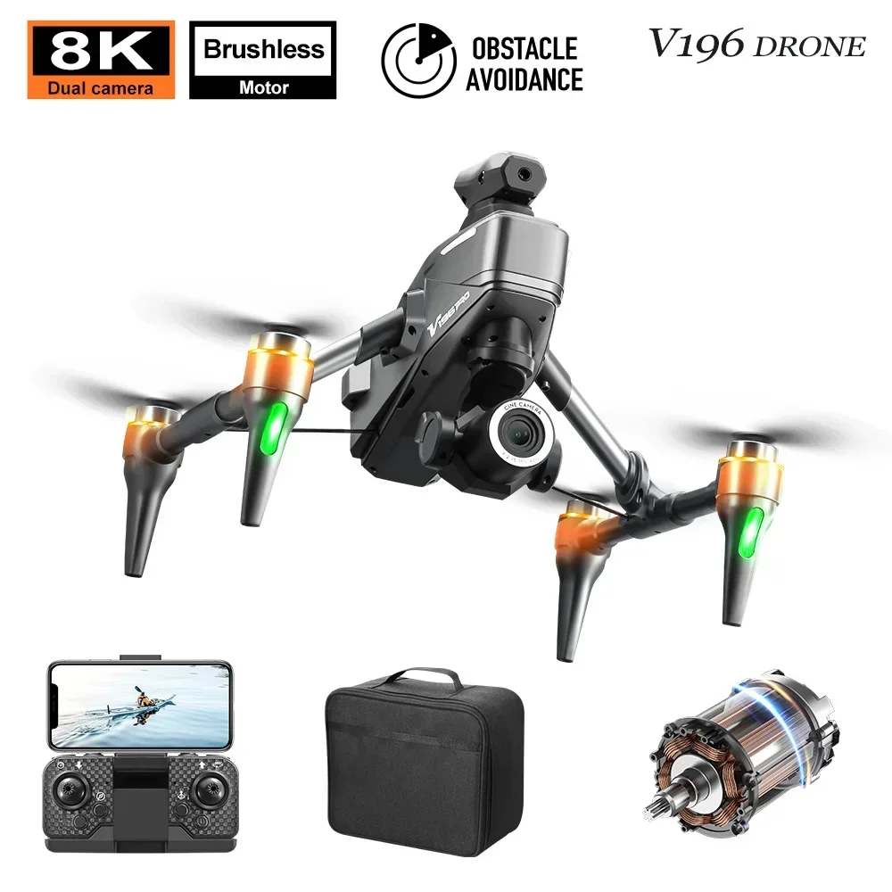V196 Pro 8K HD double caméra D - Drone V196 Rc avis et prix