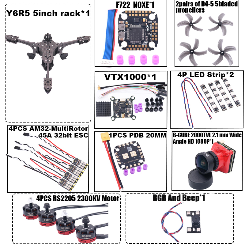 Kit de châssis de drone FPV B- - Micro Fpv Quad avis et prix