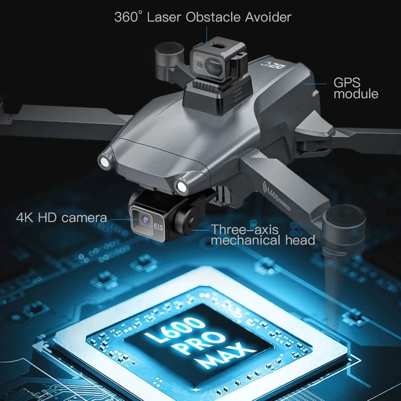 Drone GPS professionnel L600 P - Drone Rc App avis et prix