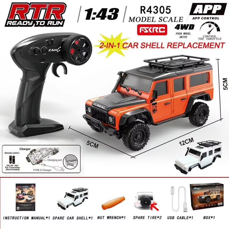 HuangBo 1:43 Scale 4WD RC Rock - Drone Or Rc Car avis et prix