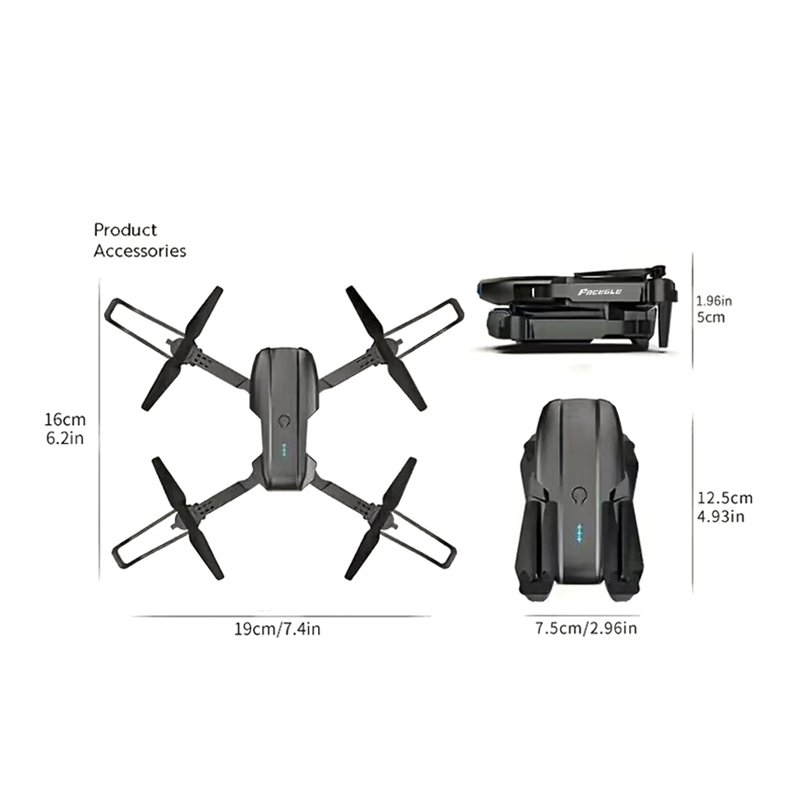 Drone RC pliable FACEGLE UAV E - Drone Rc App avis et prix