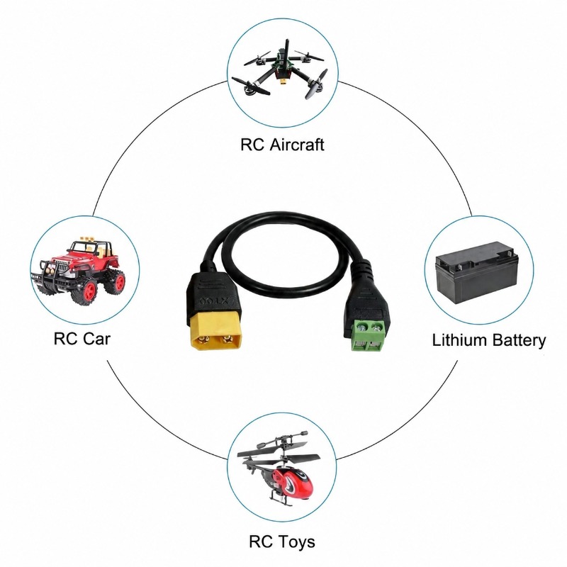 Câble adaptateur XT60 mâle-fem - Drone Vera Rc avis et prix