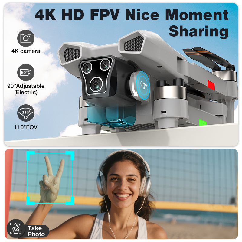 NOUVEAU Drone L017 Pro Brushle - Drone Rc Holder avis et prix