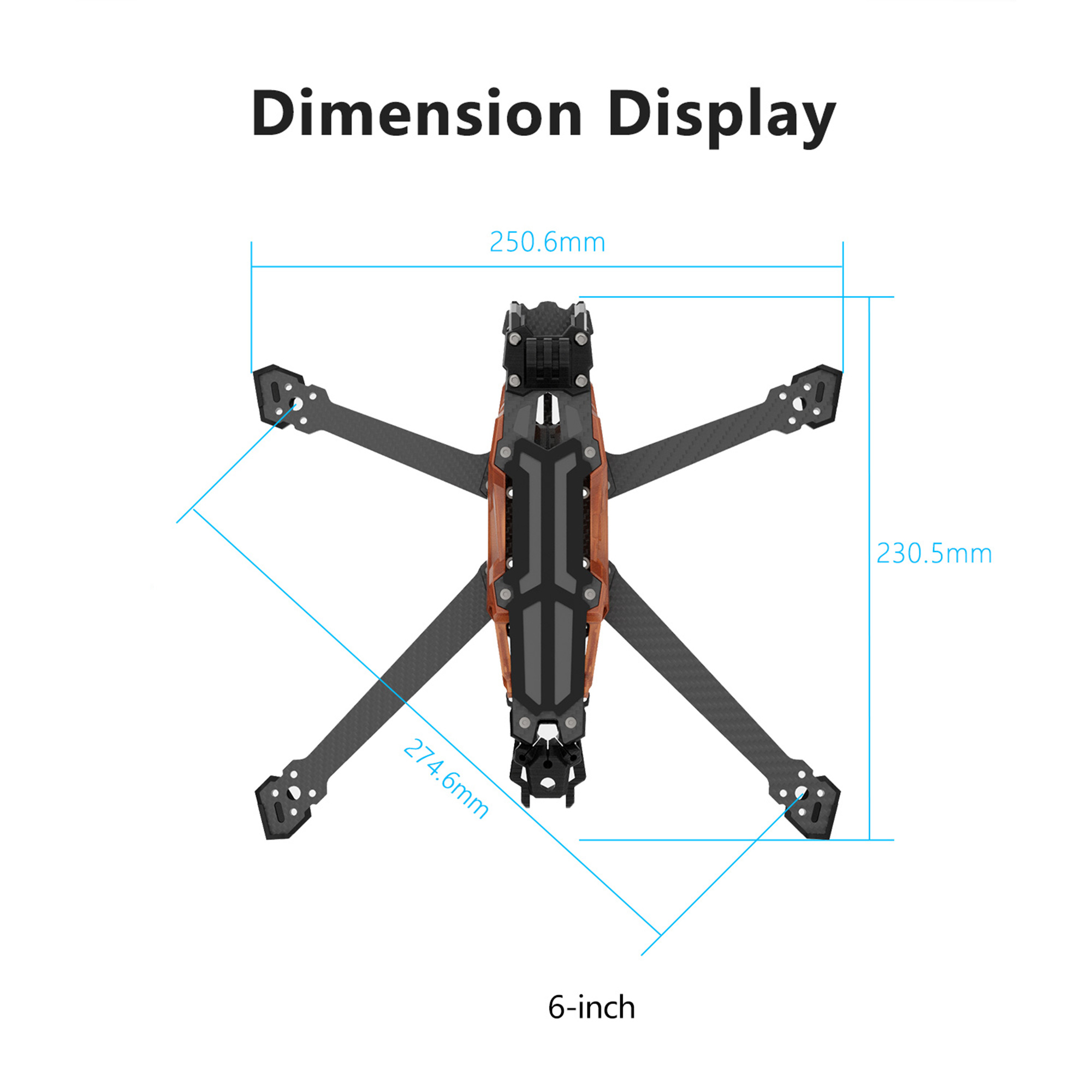 GEPRC GEP-Vapor-D5 D6 O4 Pro C - Drone Frame 5 Inch avis et prix